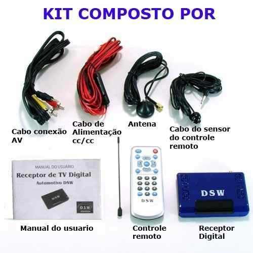 Sintonizador E Receptor De Tv Digital Automotivo